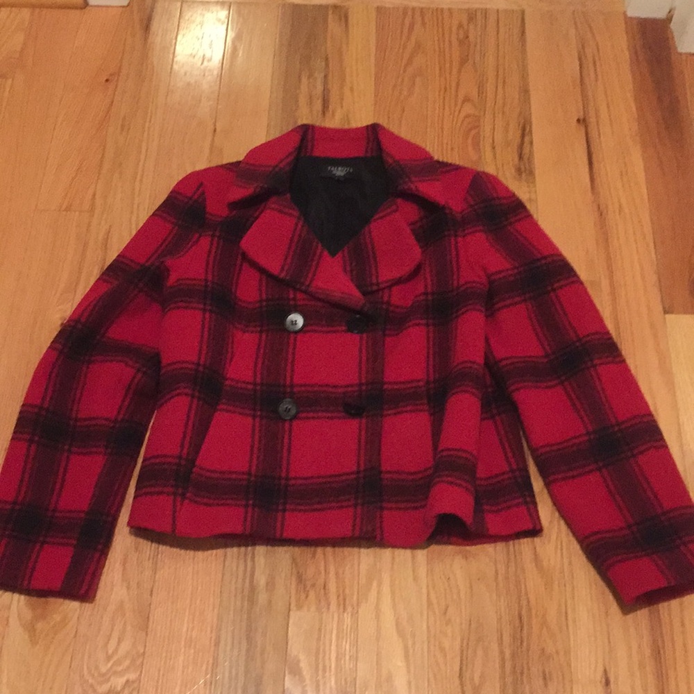 Talbots Wool Shirt Coat. Size 14 P